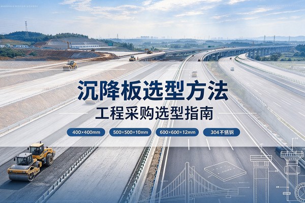 交口沉降板选择方法