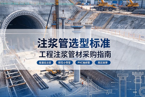 交口注浆管选型标准