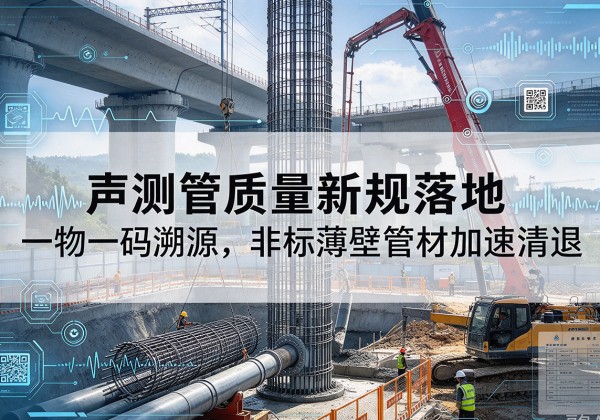 交口声测管质量新规落地，一物一码溯源，非标薄壁管材加速清退