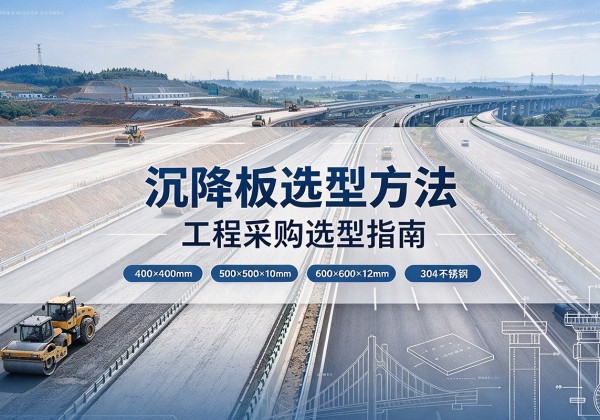 交口沉降板选择方法
